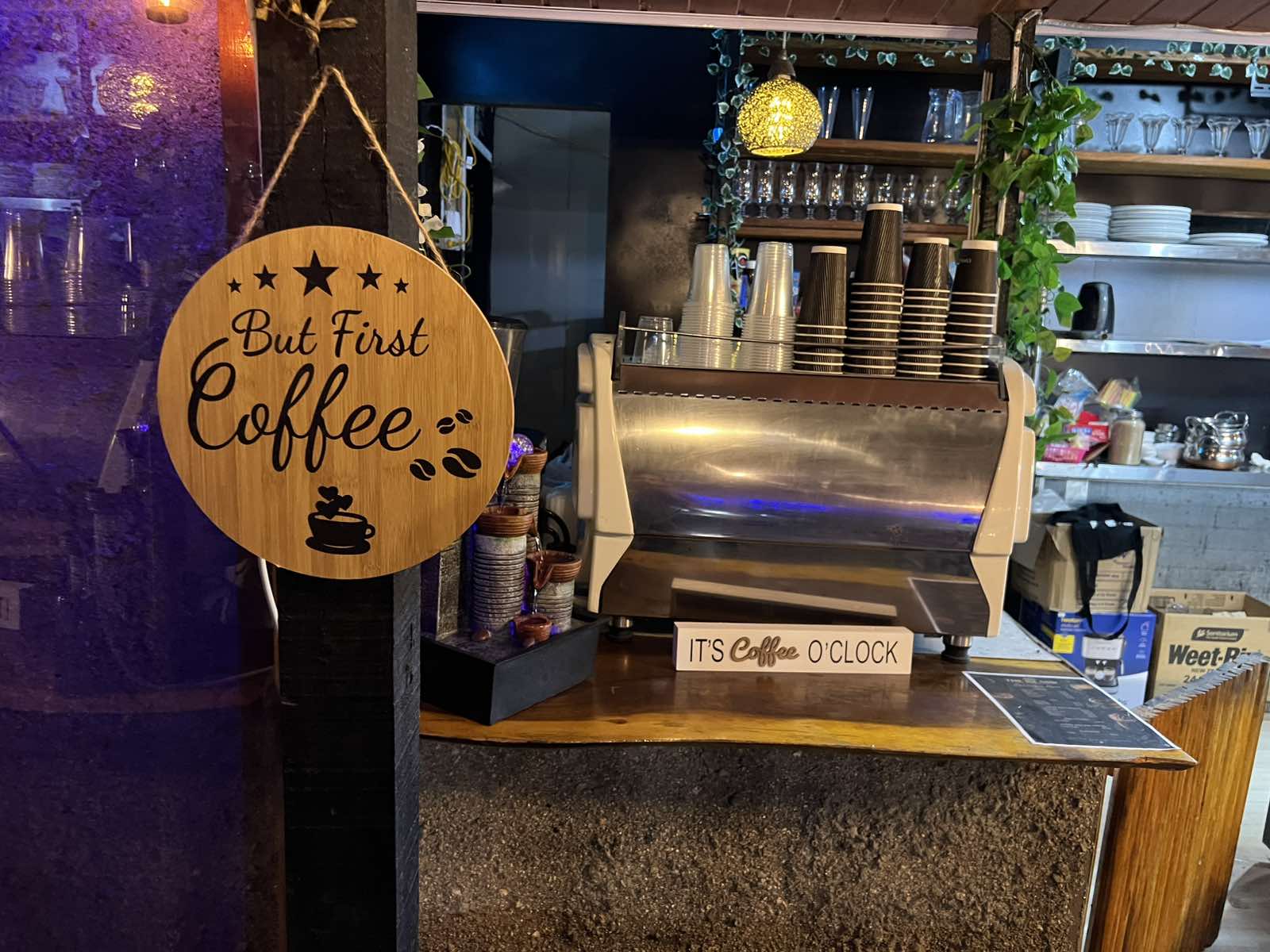 The Island espresso bar